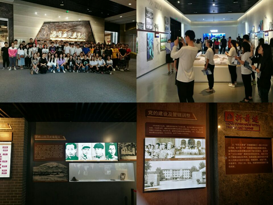 商务贸易系组织团干部参观学习淄博历史博物馆