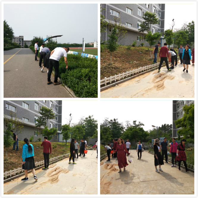 志愿先行 助力文明校园建设——学生党支部开展主题党日活动