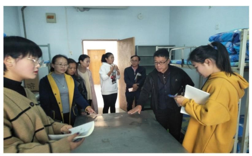 轻化工程系开展十月份公寓安全大检查