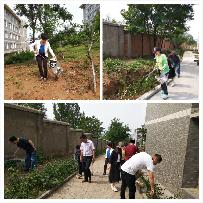 志愿先行 助力文明校园建设——学生党支部开展主题党日活动