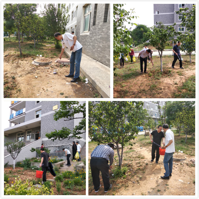 志愿先行 助力文明校园建设——学生党支部开展主题党日活动