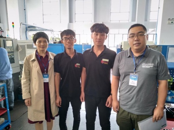 机电工程系教师走访淄博纽氏达特行星减速机有限公司