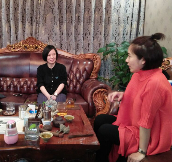 纺织服装工程系教师走访北京万国兰芳服装服饰有限公司