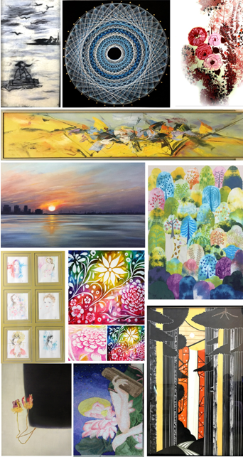 艺术设计系师生在2018第十届中国（山东）工艺美术博览会