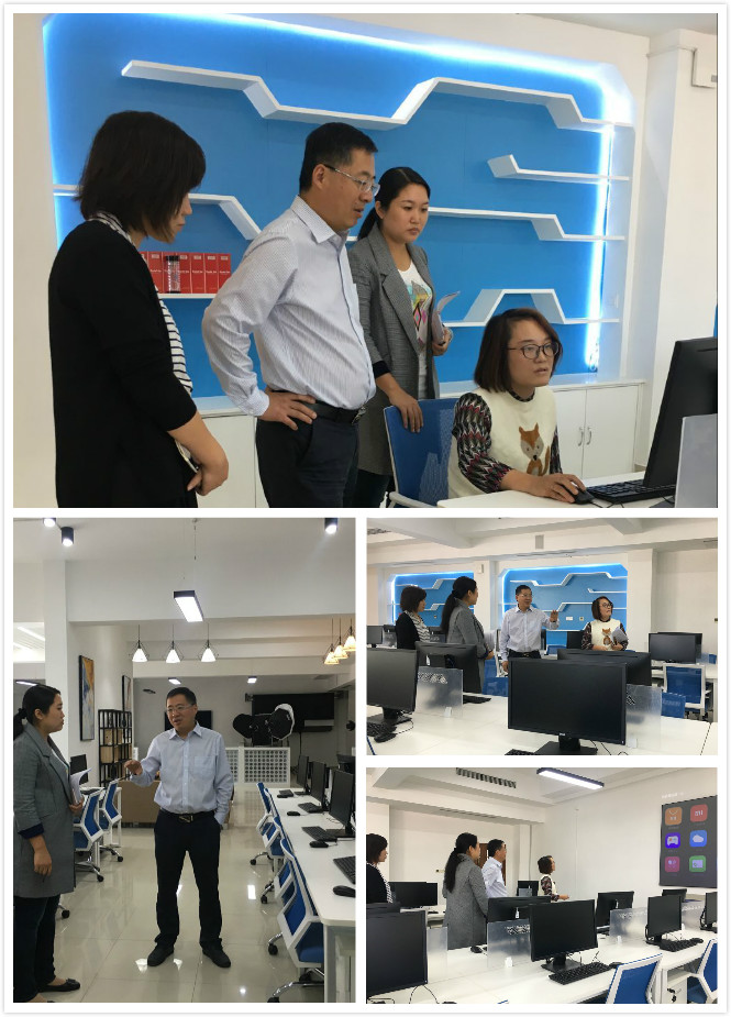 学院领导莅临商务贸易系互联网商贸创客空间指导工作