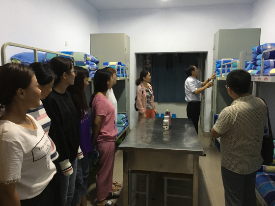 机电工程系开展新生宿舍内务整理及检查活