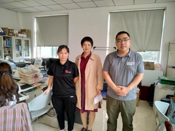 机电工程系教师走访淄博纽氏达特行星减速机有限公司